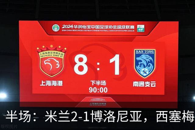 半场：米兰2-1博洛尼亚，西塞梅开二度，姆班古拉破门