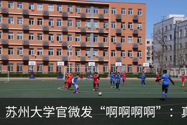 苏州大学官微发“啊啊啊啊”：真要是命根子，能扔给“临时工”？
